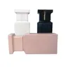 ガラス香水ボトル30ml空のフラットスクエアカラフルなミストスプレーポンプポータブル化粧品包装サンプル補充可能なアトマイザーバイアル