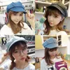 Berets Korean Style Casual Denim Sboy Caps Men Women Spring Summer Solid Color Octagonal Cap Retro Women's Beret Painter