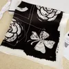 Seiden -Schal -Designer -Schal Kerchief luxuriöses 100% Seiden High End Classic Letter Muster Designer Schalschals Geschenk Einfach zu passen zu s294u