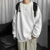 's Sweatshirts Oversized Sweatshirt Comfy Pure Hoodies Summer Fleece Hooded Hip Hop Hoodie For Men Classic Hoody Pullover Tops white 0214