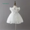 Girl's Dresses HAPPYPLUS Baptism Baby 3 6 12 18 24 Months for a Year Old 2nd Birthday Christening Summer 230214