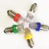 5 stücke 12 V 18 V 24 V E10 LED Glühbirnen Schraubsockel Anweisen Glühbirne Taste Mini Warnung Automobil Instrument Lampe Breite Signal