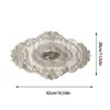 Tafelkleed neutrale plaatsmat voor het dineren Ovaal kanten Doilies PLAATS MATTEN Keuken Wedding Home Decoratie