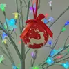 Festdekoration julgran hänge söta bollprydnader för hem jul bröllop födelsedagstillbehör
