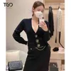 Damesbreien T Tees Designer Small 2022 Autumn en Winter Nieuwe gebreide Cardigan Handcraft Shop V-Neck Pearl Tassel Cashmere Coat A5UU