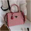 Abendtaschen Handtasche Canvas Damen Highcapacity Kontrast Geometrisches Gittermuster Einzel Messenger Tote Fabrik Großhandel 70 Rabatt Dr. Dhazg