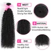 Hair Bun Maker Kinky Curly Bundles 100 Tissage brésilien humain 826 pouces Jerry Curl Remy s 134 PCS Bundle Deals 230214