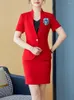 Two Piece Dress Women Elegant Blazers Suits Formal Uniform Styles With Tops & Skirt Ladies Office Work Wear ProfessionalSkirt Suit