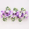 Decorative Flowers Artificial Wall Wedding Background Lawn/pillar 1M Arched Flower Road Lead Home Market Decoration 8 Colors