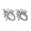 Boucles d'oreilles à tige Shellhard luxe strass cristal mode romantique élégant oreille breloques Chic bijoux cadeaux d'anniversaire pour les femmes