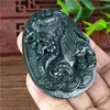 Hanger kettingen charmante Hetian Jade Kylin Dragon Men's