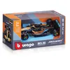 Diecast model Bburago 1 43 McLaren MCL36 #3 Daniel Ricciardo #4 Lando Norris Alloy Luxe voertuig speelgoed 230213