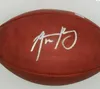 Rodgers Gates Unitas ADAMS Dungy Butkus White Reid Tittle Watt Dédicacé Signé signé signaturer auto Autographe Ballon de football à collectionner