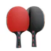 Tafeltennis Raquets Huieson 5 Star Ping Pong Racket Carbon Fiber Table Tennis Racket voor dubbele puistjes-in rubber 230213