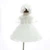 소녀의 드레스 아기 세례 가운 유아 침례 옷을 입는 여름 웨딩 드레스 230214