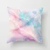 Pillow Case 45x45cm Pink Sky Planet Series Drukowana okładka poliestrowa dekoracja domowa Dekoracyjna poduszka