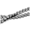 Alloy 8Mm Gunmetal Love Heart Created Hematite Loose Beads 9X8Mm3/8X3/8 Approx 55Pcs Drop Delivery Jewelry Dhgarden Dh4Uk