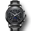 Zegarek Carnival Watch Men Automatyczne zegarki mechaniczne Relogio Masculino Sapphire Moon Faza Mens C-8781