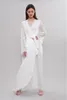 Bridesmaid Dress White Lace Bathrobe Women Floor Length Lingerie Nightgowns Pajamas Sleepwear Women's Luxury Gowns Housecoat Nightwear