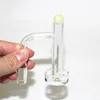 水ギセルサンドブラストフル溶接喫煙Terp Slurper Quartz Banger with Glass Terp Marble Screw Set