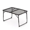Garden Sets 10pcs/lot UPS free Outdoor Furniture Portable Camping Table Iron Folding Tables Ultralight Garden Picnic Desk