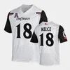 Jersey de fútbol para hombre Sauce Gardner Travis Kelce Cincinnati cosido Blanco Rojo Negro Ahmad Gardner # 9 Desmond Ridder Cincinnati Bearcats Jerseys