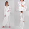 Bridesmaid Dress White Lace Bathrobe Women Floor Length Lingerie Nightgowns Pajamas Sleepwear Women's Luxury Gowns Housecoat Nightwear