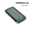 ZHT 빠른 충전 5v 2 4A 배터리 새로운 태양 전원 은행 20000mAh 방수 휴대용 PowerBank312W