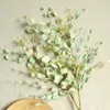 装飾的な花偽の紙の家の装飾シングルブランチ乾燥花の結婚式のシミュレーション