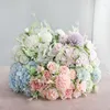 Decorative Flowers 1Pcs Pink Silk Artificial Wedding Home DIY Decor High Quality Big Bouquet Foam Accessories Indoor Decoration