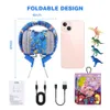 Cell Phone Earphones Child Headphones Cartoon Dinosaur Headset Bluetooth Wireless for Children Boys Girls Lovely Kids 230214
