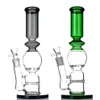 Glass Bong Smoke Bongs Water Pipe Smoking Pipes Dabber Rig Oil Tubes Filitre Inside 11.8 Inch 5mm Thickness 19mm Male Bowls huge bangs