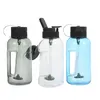 1000 ml akrylhoppningskoppr￶r med lock tobaksk￥l handh￥llen shisha flaska r￶kning tillbeh￶r utomhus resevatten flaska vattenpipa
