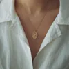 Kolye Kolyeler Ins Style Marka Marka İnci Kolye Kadınlar Vintage Moda Kişilik Hip-Hop Altın Collarbonechain 925 Silverpendant