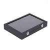 Smyckespåsar 2023 Fashion Display Casket Organizer Halsband Ring Pendant Box Fall för JewLery Gift