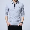 Men's Polos 5XL Polo Shirt Men Plus Size 3XL 4XL Autumn Winter Brand Long Sleeve Casual Male Mens Shirts