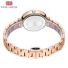 Montres-bracelets MINIFOCUS Gold Watch Femmes Montres Dames De Luxe En Acier Femmes Bracelet Femme Étanche Horloge Filles Relogio Feminino