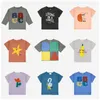 Tshirts Children's Ins Style 2023 Spring BC Series Summer Boy Girl Cotton Dreatble Short Sleeve Printed 230301