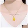 Pendentif Colliers Or Bouddha Bouddhisme Collier Pour Femmes Hommes Bijoux Sable Chaînes Drop Delivery Pendentifs Dhlp7