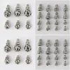 Autre 10pcs Népal Tibetan Sliver tee Pagoda 3 Perles de trous Bouddha Head Spaceur End Fit Handmade DIY FINDATIONS ACCESSORIE DHGARDEN DHOJ9