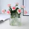 Decorative Flowers Simulation Moisturizing Artificial Flower Real Touch Latex Rose Branch Home Living Room Arrangement Decoration Wreath