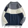 Men's Sweaters Men Sweater Knit Student Jumpers Long Sleeve Pullover Male Outdoor Sports Slim Tops Sweatshirt Streetwear