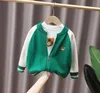 Spring Kids Designer Clothes Girl Boy Sweaters Cardigan Tiger Heart Knitwear Zipper Jumper Children Coat