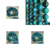 Cristallo 8Mm All'ingrosso 4.6.8.10.12. 14Mm Chrysocolla Stone Round Loose Spacer Beads 16 Pick Size Drop Delivery Jewelry Dhgarden Dhquv