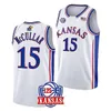 thr 15 Zakiyah Franklin Kansas Jayhawks College Basketball Jersey Kevin McCullar Zuby Ejiofor Paul Pierce Jalen Wilson MJ Rice Kyle Cuffe Jr Dajuan Harris Jr Maglie