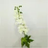 装飾的な花1つの偽のデルフィニウムシミュレーションLarkspur Silk Violet Flower Hyacinth For Wedding Centerpieces