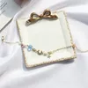 Pulseiras de link cadeia moda moda sweet star estrela lua de cristal strass strass pérola branquilha de contas de vidro para mulheres amigas na mão