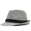 Chapeaux à large bord Simple été femmes hommes Fedoras chapeau de paille fille pêche Trilby Panama chapeaux hommes paille plage soleil chapeaux pour hommes respirant Fedora chapeau R230214