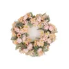 Decorative Flowers Artificial Wreath Fake Outdoor Home Ornaments Wedding Decoration For Front Door Wall Window Farmhouse Party