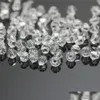 Andra 100 st klar vit färg 4mm vara kristallpärlor glas lösa distanser diy smycken droppleverans fynd komponenter dhgarden dhykc